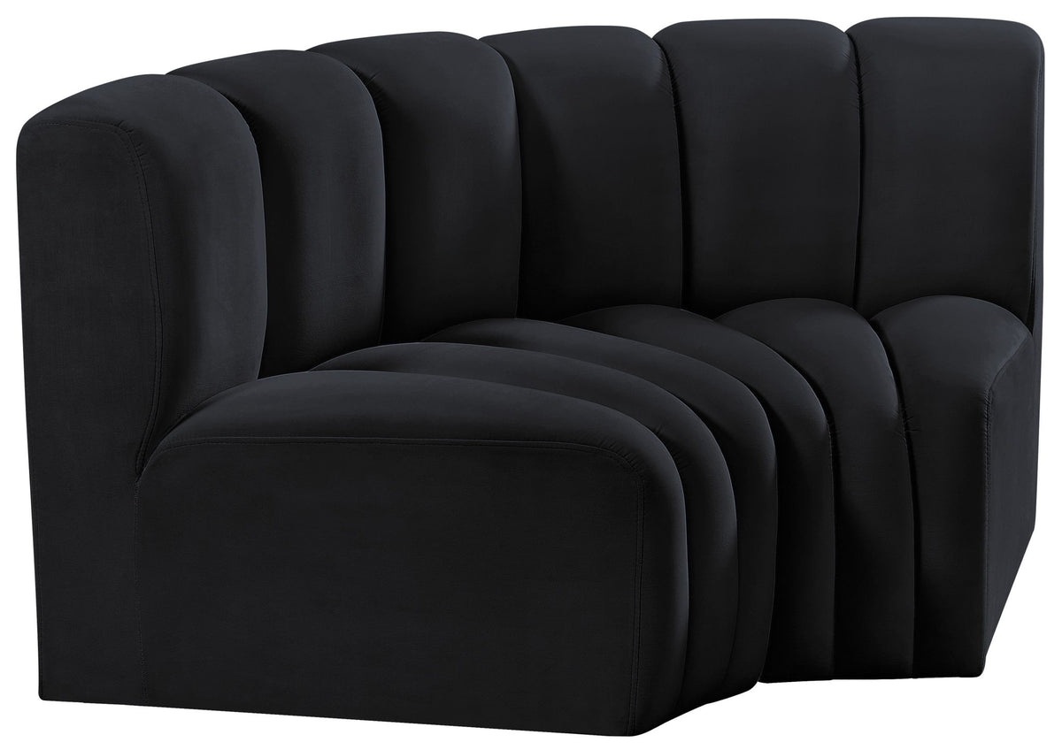 Arc - Velvet 2 Piece Modular Sofa