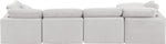 Indulge - Velvet 5 Piece Modular Sectional With Chaise