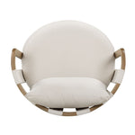 Paolo - Fabric Outdoor Accent Chair - Cream