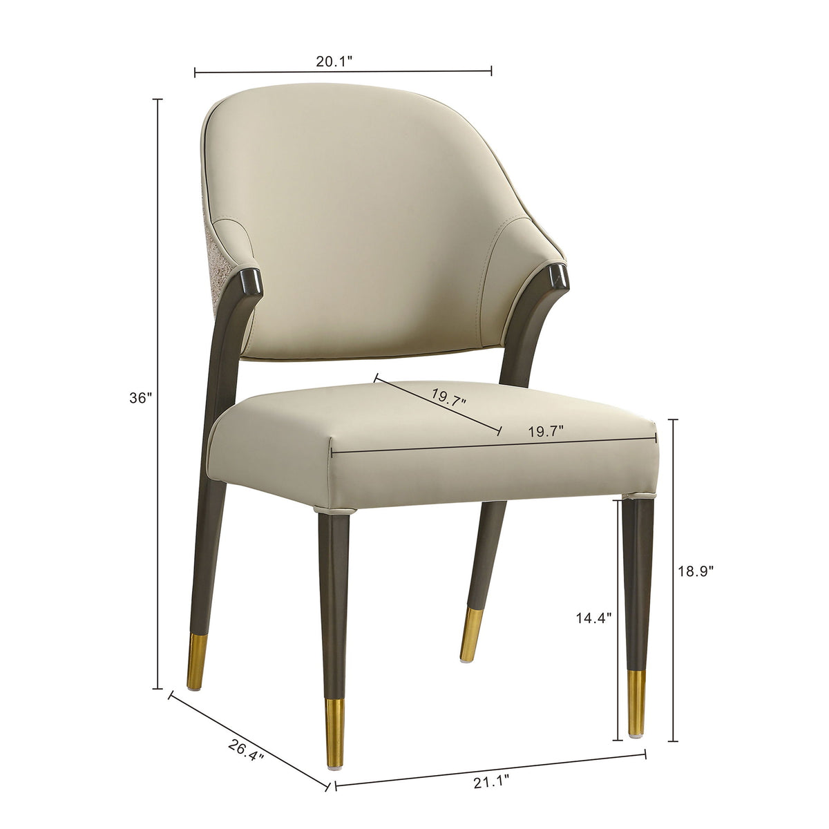 Manhattan Collette - Wood Upholstered Side Chair (Set of 2)
