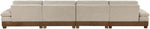 Turin - Chenille Fabric Upholstered Modular Sectional - Taupe