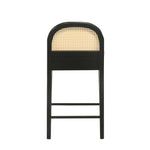 Lucio - Modern Farmhouse Wood Counter Height Kitchen Bar Stool