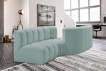 Arc - Faux Leather 4 Piece Sofa