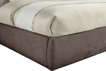 Adam - Chenille Fabric Bed With 89" Headboard