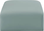 Arc - Faux Leather Ottoman