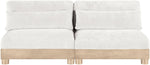 Turin - Chenille Fabric Upholstered Modular Sectional - White