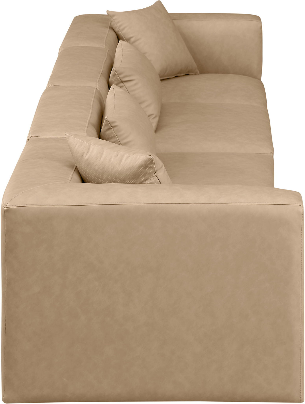 Cube - Modular 4 Piece Sofa - Tan