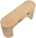 Astrid - Solid Wood And Oak Veneer Desk