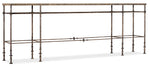 La Grange - St. James Metal And Stone Console - Dark Brown