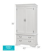 Glory Furniture - Louis Phillipe - Armoire