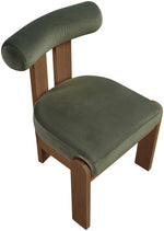 Arienzo - Performance Fabric Upholstered Dining Chair (Set of 2) - Walnut Base