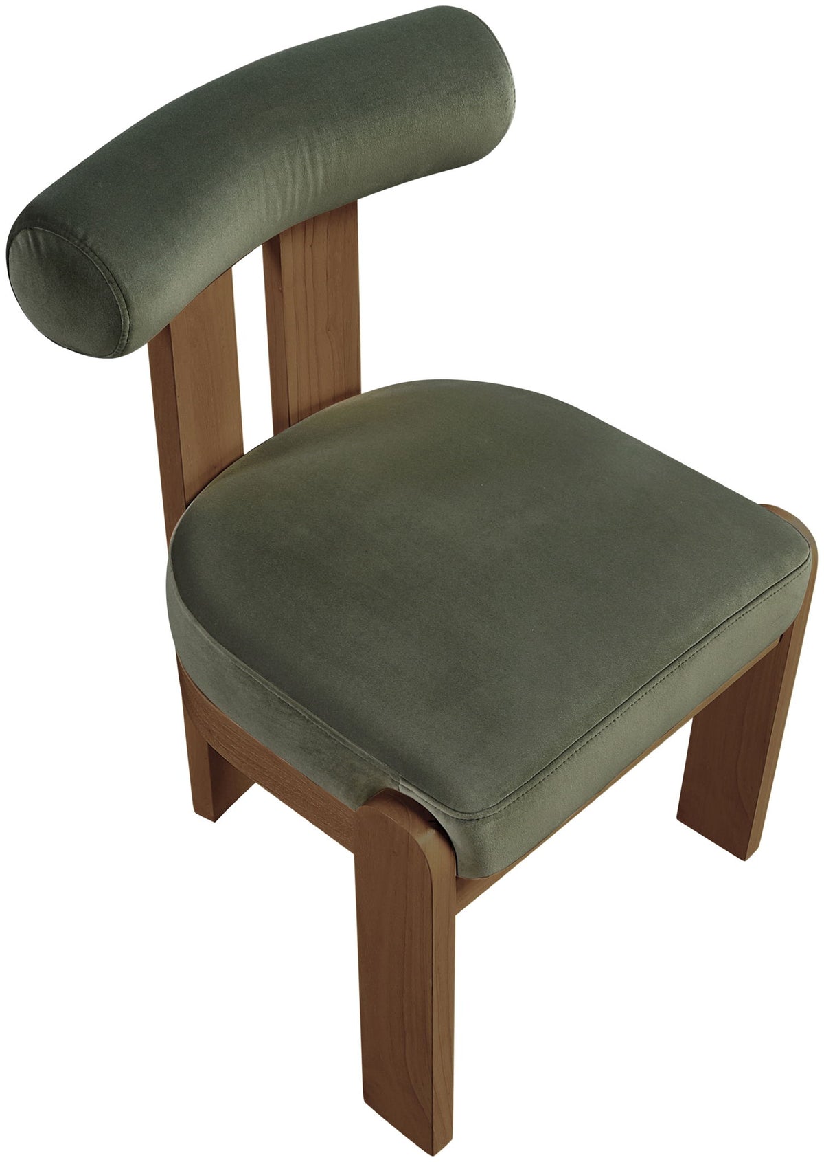 Arienzo - Performance Fabric Upholstered Dining Chair (Set of 2) - Walnut Base