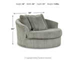Lindyn - Oversized Swivel Accent Chair