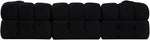 Orin - Fabric Velvet 4 Piece Modular Sectional