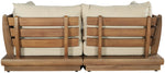 Mirella - 2 Piece Water Resistant Fabric 76" Upholstered Outdoor Patio Modular Loveseat