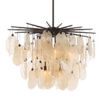 Seeded Shield - 8 Light Chandelier