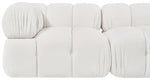 Orin - Velvet Performance Fabric Upholstered 2 Piece Modular Sofa (2 Corner Chairs)