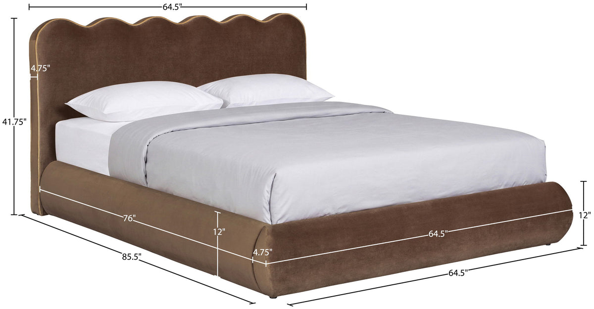 Tempo - Velvet Upholstered Bed