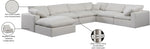 Comfy - 7 Piece Linen Modular Sectional With Chaise