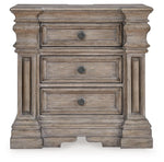 Blairhurst - Three Drawer Night Stand - Light Grayish Brown