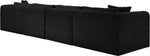 Shaggy - 5 Piece Modular Sectional With Ottoman