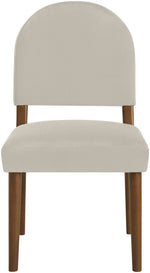 Varinelle - Velvet Dining Chair (Set of 2) - Walnut Frame