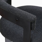 Romeo - Boucle Dining Chair With Black Base (Set of 2)