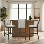 Nolan - 30" Bar Height Rubberwood Barstool