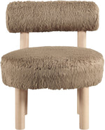 Ambre - Shearling Fabric Accent Chair