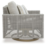 Seton Creek - Swivel Lounge With Cushion - Gray