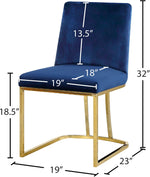 Heidi - Dining Chair with Gold Legs (Set of 2)