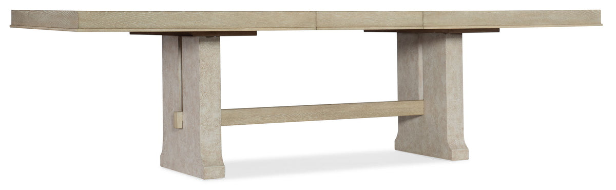 Cascade - Rectangle Dining Table With 1-22" Leaf - Gray