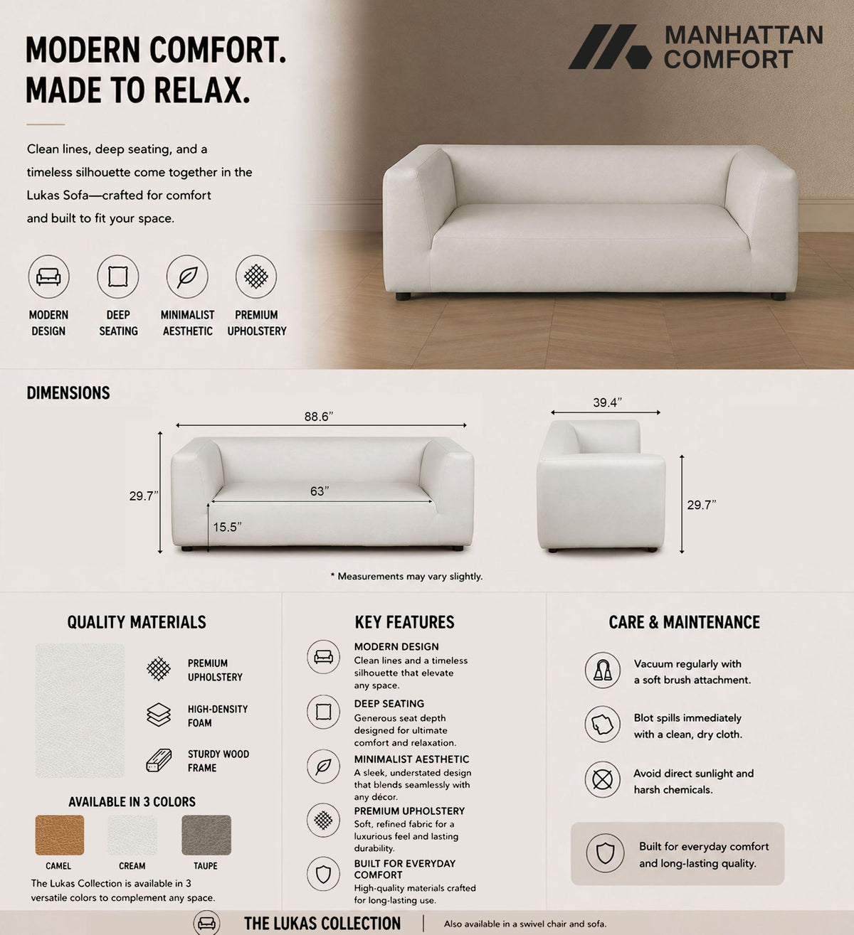 Manhattan Lukas - Sofa