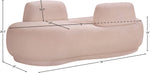 Argyle - Teddy Fabric Chaise / Loveseat