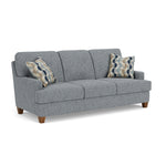 Moxy - Fabric Sofa, T-Shaped Seat Cushion, Straight Track Arms