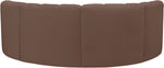 Arc - Faux Leather 4 Piece U-Shaped Modular Sofa