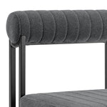 Kai Anastasia - Rectangular Glass Dining Table Set - Matte Black Base