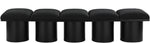 Pavilion - 5 Piece Modular Bench With Black Base