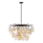 Seeded Shield - 8 Light Chandelier