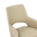 Liora - Wood Upholstered Armchair - Coffee / Brown