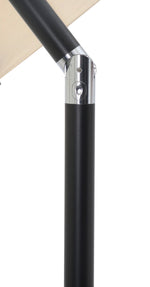 Amalfi - Patio Umbrella - Light Brown Base / Black Pole
