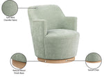 Clarita - Chenille Swivel Accent Chair