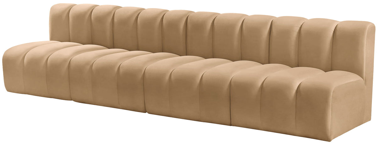 Arc - Velvet 4 Seats Modular Sofa