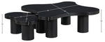 Cove - Oak Veneer And Solid Wood 2 Piece Coffee Table