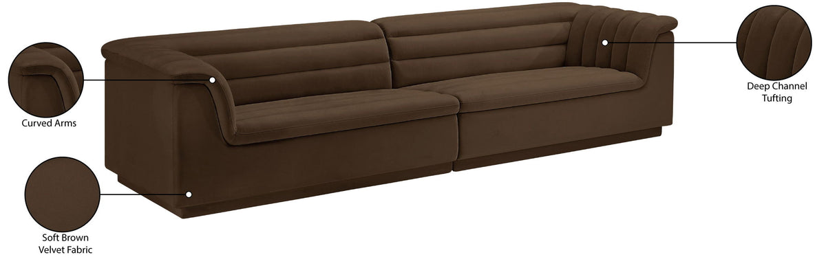 Cascade - Velvet Modular Sofa