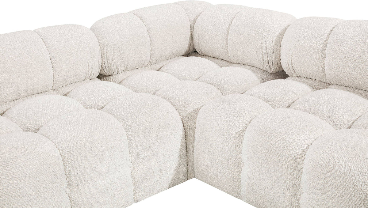 Ames - 5 Piece Fabric Modular Sectional