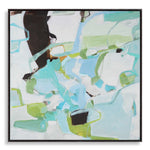 Back To You - Framed Canvas - Blue / Brown / Green