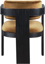 Sacha - Velvet Dining Chair With Black Base (Set of 2)