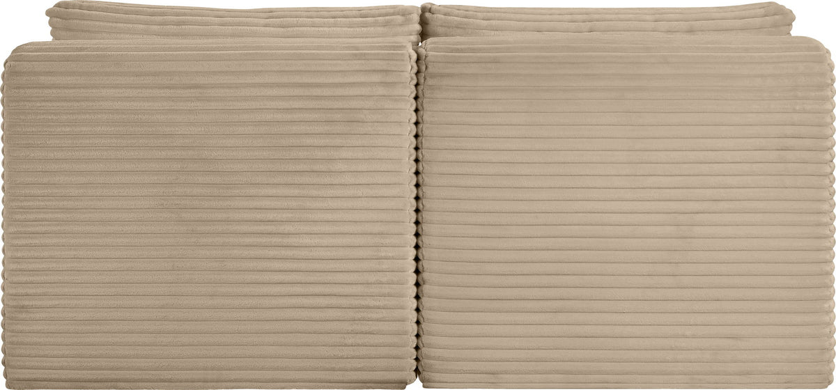 Shaggy - Fabric 2 Seat Modular Armless Sofa