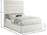 Adam - Linen Fabric Bed With 70.5" Headboard